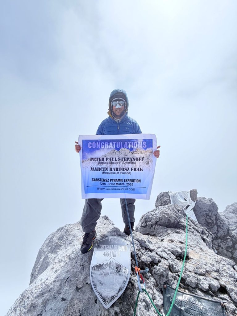 Pete Summit Carstensz March 16, 2026
